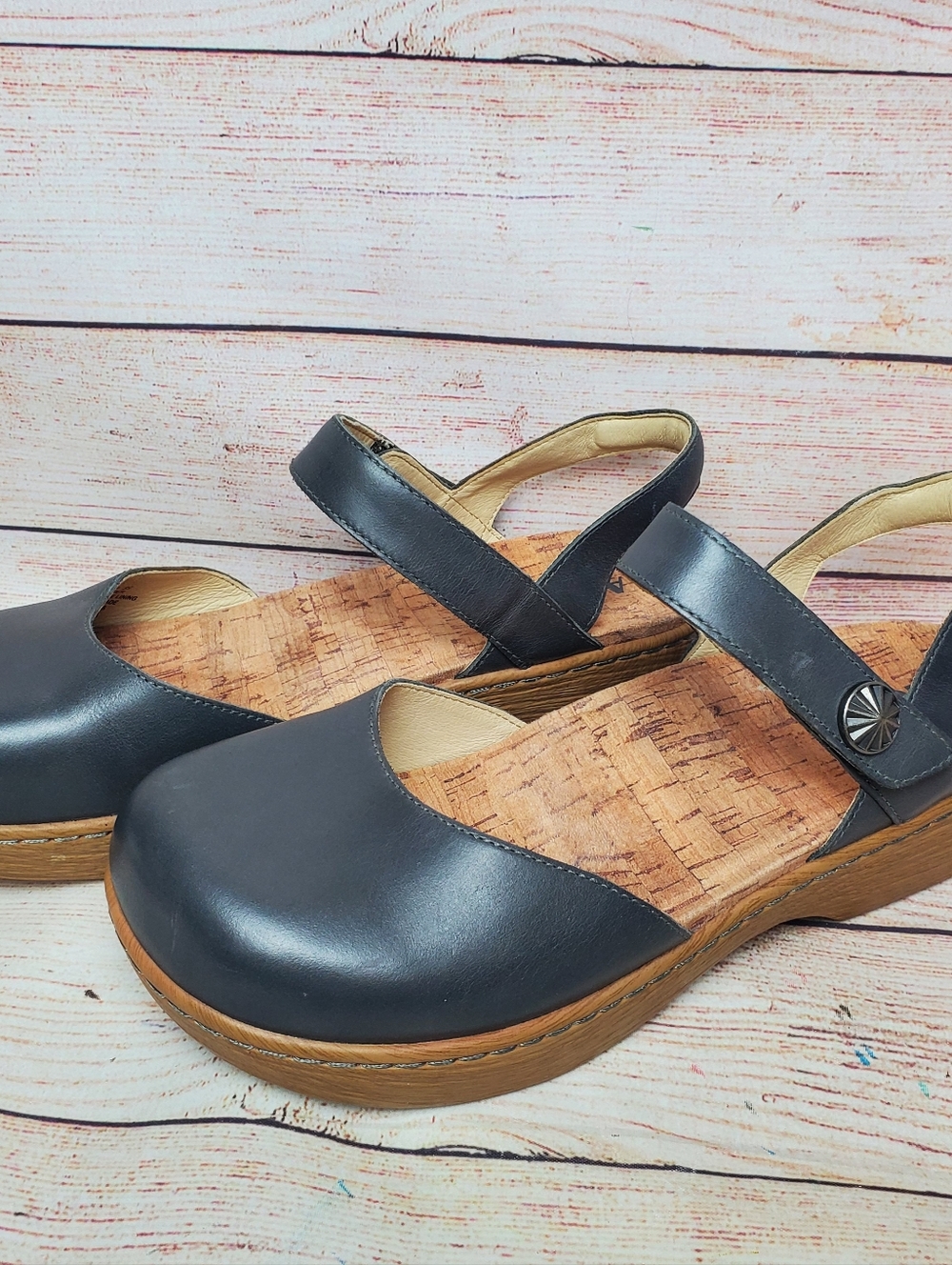 NEW Alegria Womens EU 39 US 9 Opal Stone Gray Mary Jane Sandals
